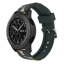 Avis Wewoo Bracelet pour montre connectée Bande de montres à motif camouflage tendance Samsung S3