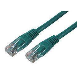 MCL Cordon de brassage RJ45 CAT 5e U/UTP - 3m Vert