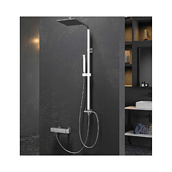 Avis Karag Set de douche murale VASILEIA avec douchette en chrome 101,5cm