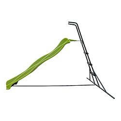 Avis AXI Toboggan sur pied AXI 220cm VERT & Anthracite | Toboggan de jardin en métal et plastique