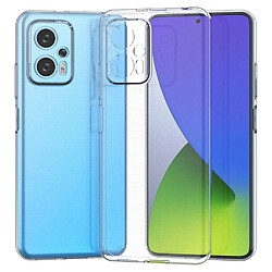 Htdmobiles Coque pour Xiaomi Poco X4 GT 5G - housse etui silicone gel fine + verre trempe - TRANSPARENT TPU