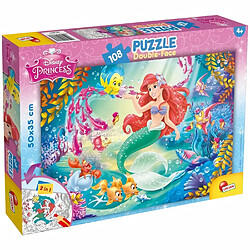 LISCIANI GIOCHI Puzzle double face Plus 108 The Little Mermaid