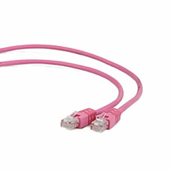 Câble Réseau Rigide UTP 6ème Catégorie GEMBIRD RJ45/RJ45 Cat5e 3m 3 m Rose