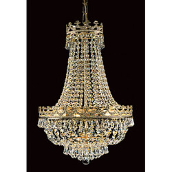 Lumière Chandelier Frankfurt Or 8 ampoules 67cm