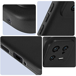 Avizar Coque pour Xiaomi 13 Silicone Soft Touch Mate Anti-trace noir pas cher