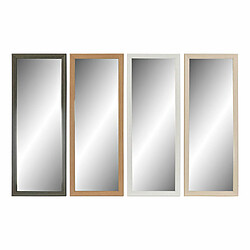 Miroir mural DKD Home Decor Marron Naturel Gris foncé Ivoire Verre polystyrène 36 x 2 x 95,5 cm (4 Pièces) (4 Unités)