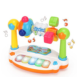 Universal Musique Apprentissage Rotation Jouets Bébé 6 à 12 mois Activités d'éducation précoce Combinaisons d'instruments Cadeaux Bébé Enfant | Bébé téléphone mobile chancelant