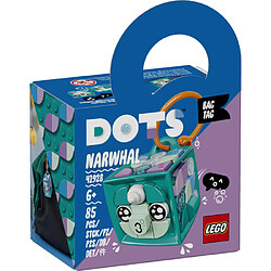 LEGO 41928 DOTS Porte-clés narval – Accessoire et Loisirs créatifs, Décoration pour Filles et Garçons