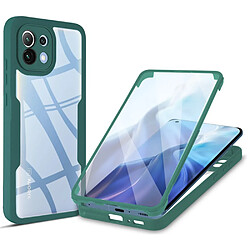 Coque en TPU + acrylique vert nuit pour votre Xiaomi Mi 11