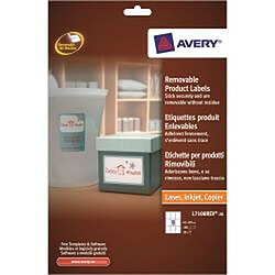 Etiquettes pour Imprimante Avery L7108REV-20 Blanc