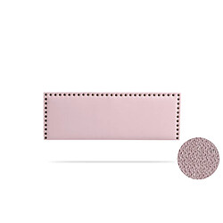 Tête de Lit Tapisée MODENA Aqualine - 100 x 55 cm - Rose Clair - Moonia