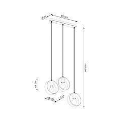 Luminaire Center Suspension Titran Acier Blanc pas cher