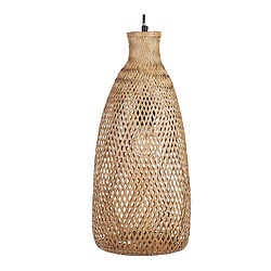 Beliani Lampe suspension LWELA Bambou Naturel