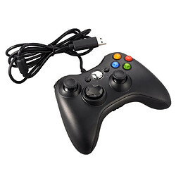 YP Select Manette de jeu par câble Dual Vibration Game Controller -Noir