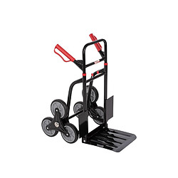 Kreator Diable télescopique pliant 120kg, 6 roues