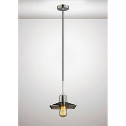 Luminaire Center Suspension Markus Chrome poli 1 ampoule 27cm