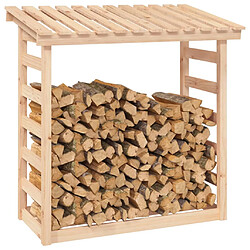 Avis vidaXL Support pour bois de chauffage 108x64,5x110 cm Bois de pin