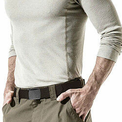 Boucle De Glissière De Ceinture En Nylon Pour Hommes Respirant En Plein Air Noir