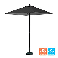 Avis Elios Parasols elios_parasols Parasol Carré Aluminium - Noir 2x2 m Plutone