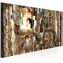 Artgeist Tableau - Mother's Love (1 Part) Gold [120x40]