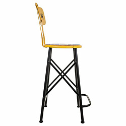 Avis Tabouret Alexandra House Living Jaune Fer 40 x 100 x 46 cm