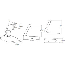 Support de table d'écran Ergotron 33-387-085