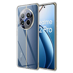 Htdmobiles Coque pour Realme 12 Pro et Realme 12 Pro+ Plus 5G - housse etui silicone gel fine + film ecran - TRANSPARENT TPU