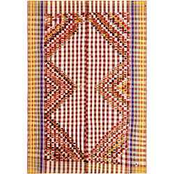 Vidal Tapis de laine 209x144 rouge Jajim