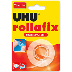 UHU Ruban adhésif rollafix 19 mm x 25 m, transparent ()