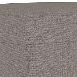 Acheter vidaXL Repose-pied Taupe 70x55x41 cm Tissu