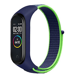 Bracelet en nylon réglable pour votre Xiaomi Mi Band 3/4/5/6/7 - Chaux