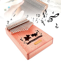 Acheter Wewoo Pouce Piano Kalimba Finger 17-tone Débutant Entrée Instrument de Musique Portable Couleur Rouge Bambou