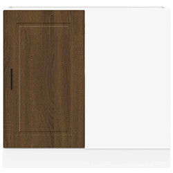 Acheter vidaXL Armoire de cuisine Porto chêne marron bois d'ingénierie