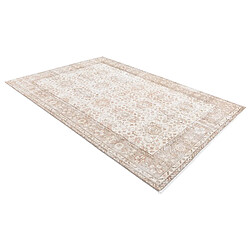 Avis Vidal Tapis de laine 262x157 beige Ultra Vintage