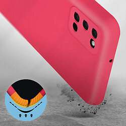 Avis Avizar Coque Samsung Galaxy A03s Silicone Semi-rigide Finition Soft-touch Rose fuchsia