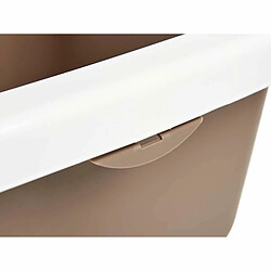 Acheter Mascow Bac à litière pour chats Blanc Beige Plastique 38 x 16 x 58,5 cm (11 Unités)