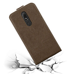 Cadorabo Coque WIKO VIEW PRIME Etui en Marron pas cher