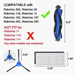 Accessoires pour Eufy RoboVac 11S RoboVac 30 RoboVac 30C RoboVac 15C RoboVac 15T RoboVac 25C RoboVac 35C