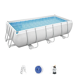 Concept Usine Kit piscine rectangulaire hors sol 4,04x2,01x1 m HAWI pas cher