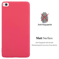 Avis Cadorabo Coque Huawei P8 Etui en Rouge