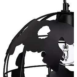 Acheter Helloshop26 Lampe murale lampadaire décoration design à suspension abat-jour boule globe noir 13_0001352