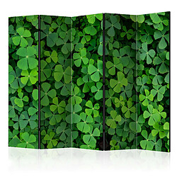 Artgeist Paravent - Green Clover II [Room Dividers] [225x172]