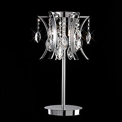 Inspired Lampe de Table 3 Lumières G4 Chrome Poli/Cristal