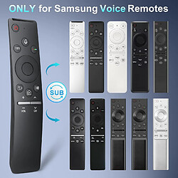 SANAG Telecommande Vocale Pour Samsung Smart Tv, Universelle Telecommande Pour Tous Televiseurs Samsung Avec Fonction Vocale