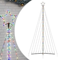 vidaXL Guirlande de sapin de Noël 570 LED colorées 400 cm