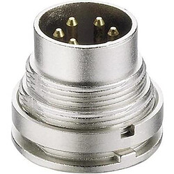 Lumberg DIN-Rundsteckverbinder Stecker, Einbau vertikal Polzahl: 3 argent SGV 30 1St.