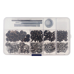 30 ensembles de boutons-pression à coudre boutons-pression en cuir pour bouton-pression 12mm