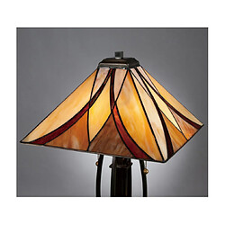 Avis Elstead Lighting Lampe de table Asheville Verre,Métal Bronze