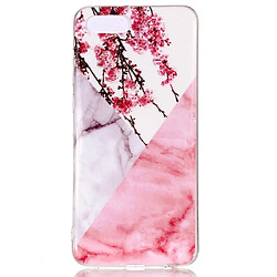 Wewoo Coque en TPU Motif Marbre Pour Huawei Y5 Prime 2018 Fleur De Prunier