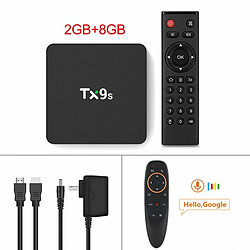 Tx9S Media Player Abs Material Android Smart Network Tv Box Avec Télécommande 2 8G_British Standard G10S Télécommande